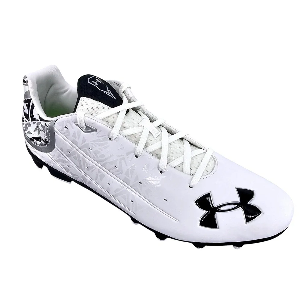 Under Armour Team Banshee‎ Low MC Football Cleats Men's 13 White 126223‑105 NIB